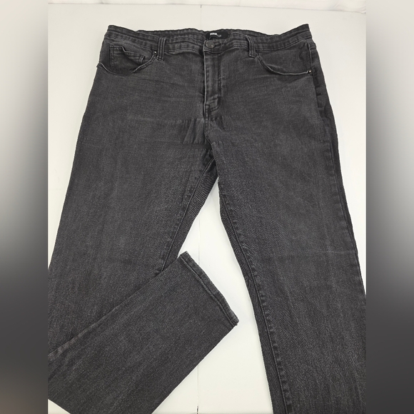 Fashion Nova Other - Fashion Nova NovaMen Men's Black Wash Jeans Size 38X30 Stretchy B-2928